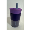 Image 2 : OWALA KIDS INSULATION STAINLESS STEEL TUMBLER WITH SPILL RESISTANT FLEXIBLE STRAW (NEW, NO STRAW)