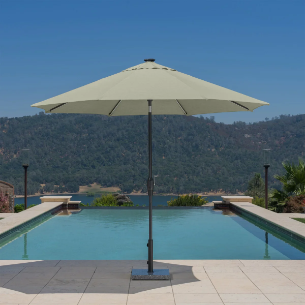 SUNVILLA ROUND LED MARKET UMBRELLA - U