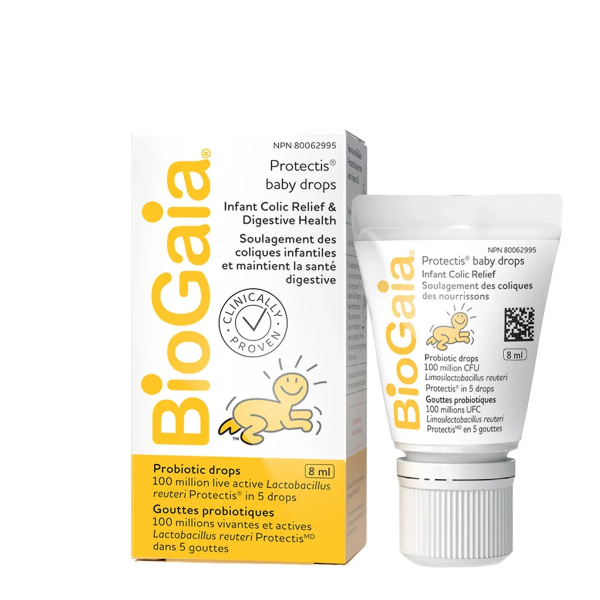 BIOGAIA PROTECTIS BABY DROPS, 2 X 8 ML -N E: 8/2027
