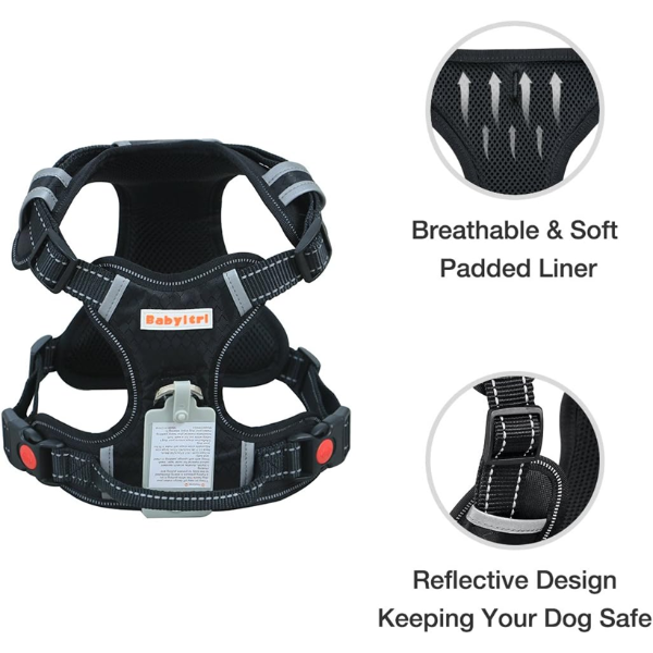 ADJUSTABLE PET REFLECTIVE OXFORD SOFT VEST FOR LARGE DOGS