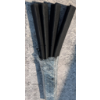 Image 3 : ECO BORDER BLACK RUBBER NO DIG LANDSCAPE GARDEN BORDER EDGING -SU