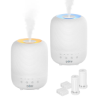 Image 1 : PURE ENRICHMENT HUME SENSE TOP FILL HUMIDIFIER, 2 PACK (SLIGHTLY USED)