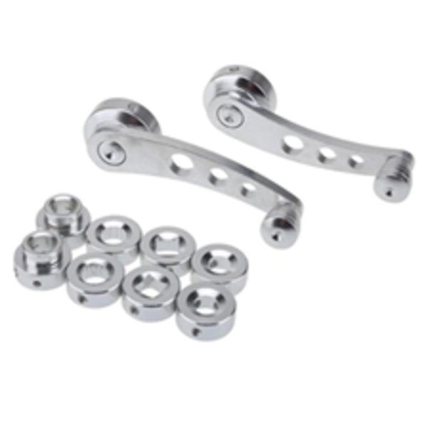 ZCARGEL WINDOW CRANK, CAR WINDOW HANDLE ALLOY WINDOW HANDLE CAR RISER WINDER CRANK HANDLE