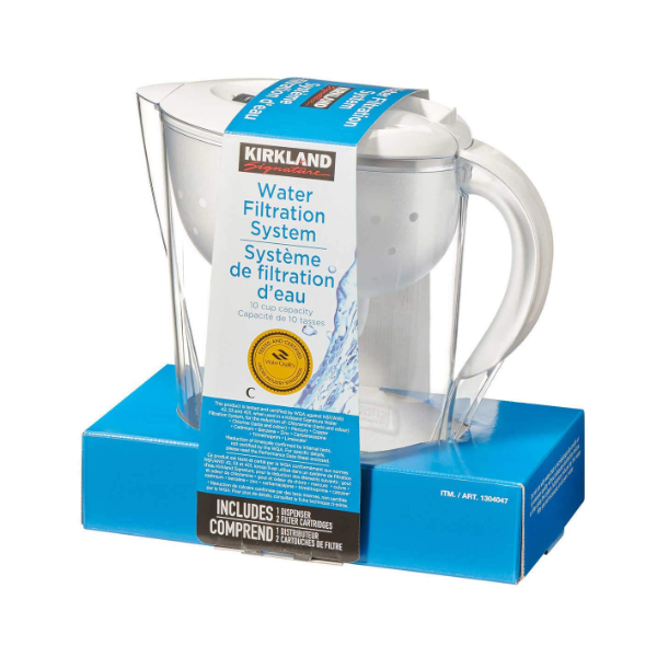KIRKLAND SIGNATURE FILTERED WATER PITCHER