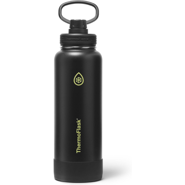 THERMOFLASK 40 OZ DOUBLE WALL VACUUM INSULATED STAINLESS STEEL WATER BOTTLE WITH SPOUT LID -SU
