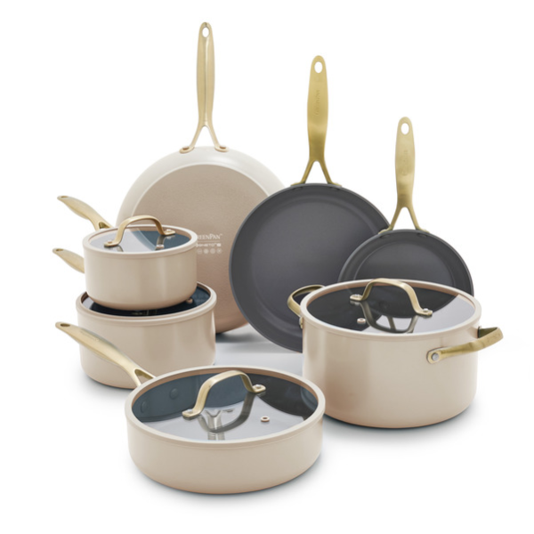GreenPan 11-Piece Jewel Ceramic Non-Stick Cookware Set