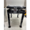 Image 4 : ADJUSTABLE PIANO BENCH WITH SMOOTH VELVET TOP - BLACK MATTE -U