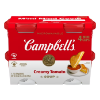 Image 1 : CAMPBELL'S CREAMY TOMATO SOUP, 7 OZ. MICROWAVABLE BOWL (PACK OF 4)