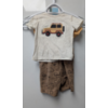 Image 3 :  BABY BOY OR GIRL 3 PIECE PEKKLE OVERALL SET -N