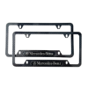 Image 1 : MERCEDES - BENZ LICENSE PLATE FRAME (CARBON FIBER STYLE)
