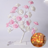 Image 1 : FOREVER ROSE TREE LAMP, SPARKLY ROSE, COLORFUL LIGHT UP LED ROSE TREE TABLE LAMP