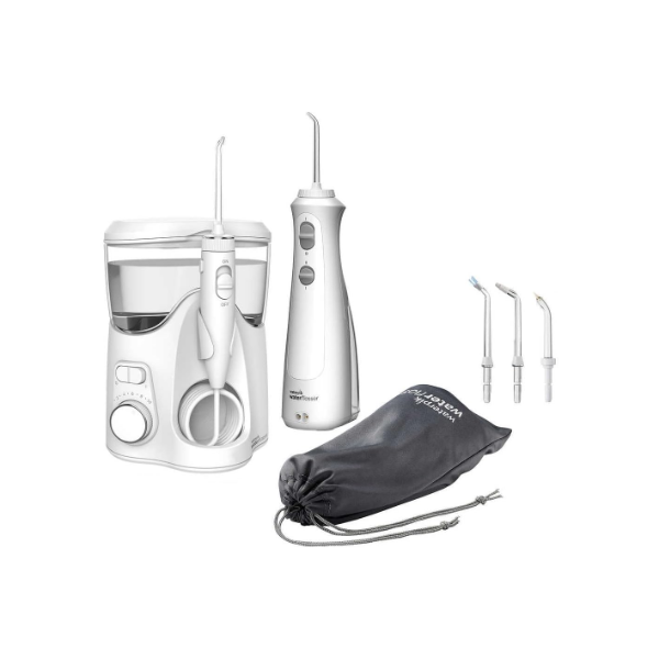 WATERPIK WATERFLOSSER ULTRA PLUS WATER FLOSSER & CORDLESS PEARL WATER FLOSSER - 5 ACCESSORY TIPS
