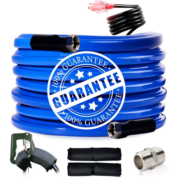 HEATED WATER HOSE FOR RV,-45 ? ANTIFREEZE HEATED DRINKING GARDEN WATER HOSE