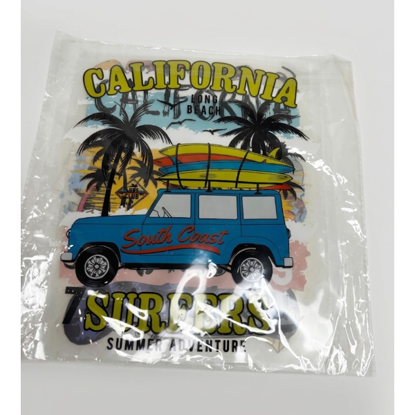 LONG BEACH SURFERS STICKER CALI WATERPROOF -N