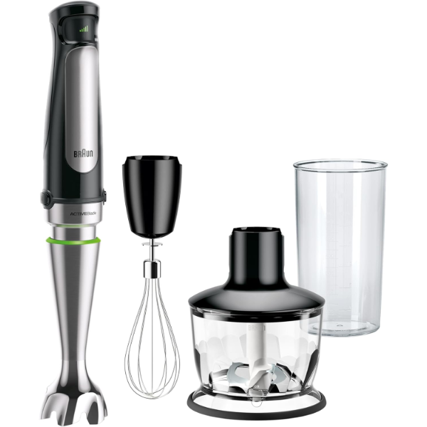 BRAUN MULTIQUICK 7 3-IN-1 IMMERSION BLENDER WITH FOOD PROCESSOR
