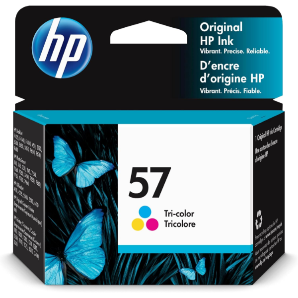 HP 57 | INK CARTRIDGE | TRI-COLOR | C6657AN 3 PIECES -N