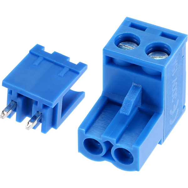 MECCANIXITY PCB MOUNT SCREW TERMINAL BLOCK 5.08MM PITCH 2 PIN 15A STRAIGHT PLUG-IN FOR ELECTRICAL