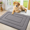 Image 1 : SMIRY DOG DOOR MAT FOR MUDDY PAWS INDOOR ENTRANCE