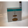 Image 3 : DECORATIVE WOODEN TIERED TRAY STAND -N