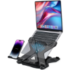 Image 1 : ADJUSTABLE LAPTOP STAND FOR DESK, LAPTOP RISER FOR MACBOOK PRO AND AIR