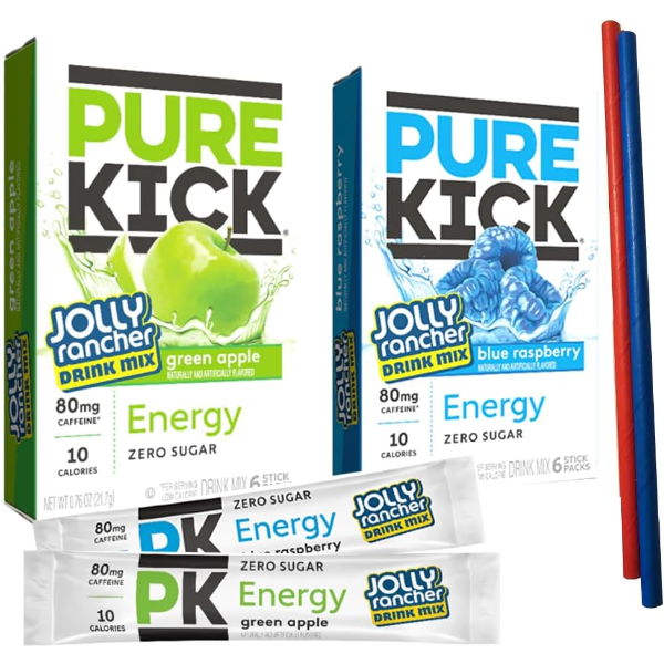 JOLLY KETO SENSATIONS: LOW CARB ZERO SUGAR DRINK MIX - 1 BOX OF 6 -