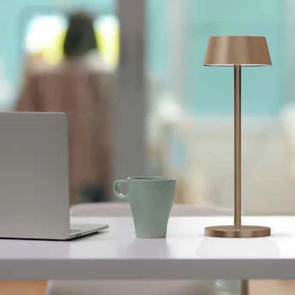 DAWNRISE RECHARGEABLE LED TABLE LAMP WITH TOUCH SWITCH (USED, NO BOX)