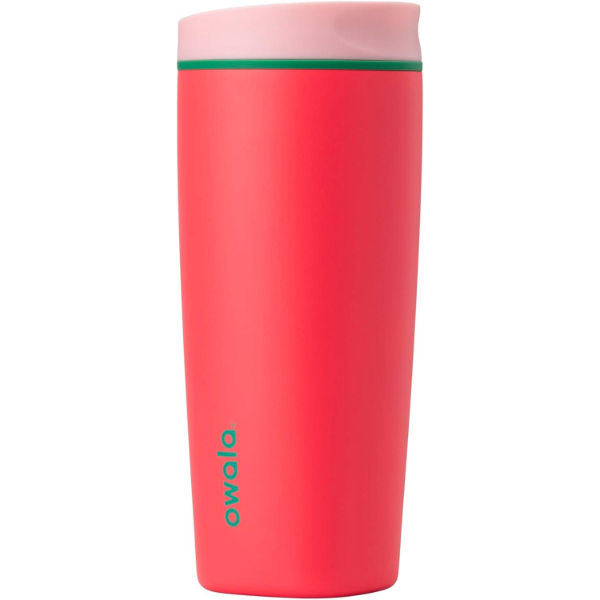 OWALA SMOOTHSIP SLIDER INSULATED STAINLESS STEEL COFFEE TUMBLER -U