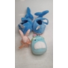 Image 2 : Adorable Blue Narwhal & Bunny Plush Set