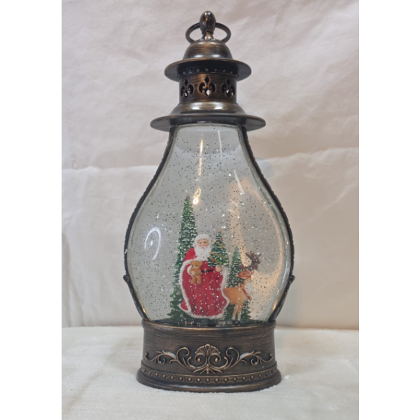 HOLIDAY LANTERN WITH LED LIGHTS (USED, NO BOX)