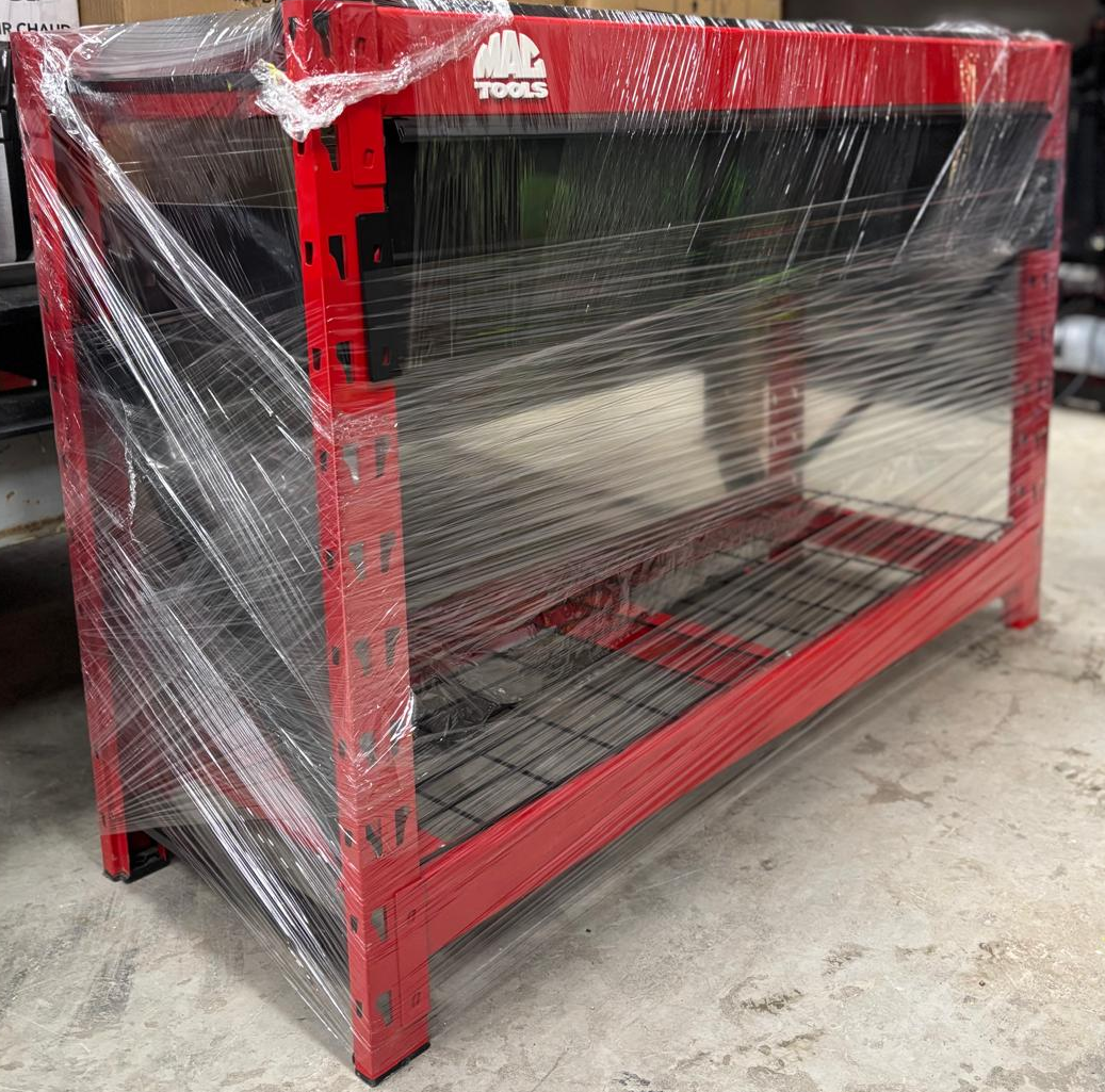 MAC TOOLS 2 SHELF INDUSTRIAL STORAGE RACK WORK STATION