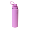 Image 1 : ThermoFlask 24 oz Double Wall Vacuum Insulated Stainless Steel Water Bottle with Spout Lid, Wild Ros