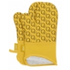 Image 1 : QIMH OVEN KITCHEN OVEN MITTS SET (COLOR : YELLOW)