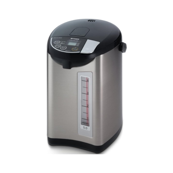 TIGER PDU-A50U-K ELECTRIC WATER BOILER AND WARMER, STAINLESS BLACK, 5.0-LITER