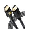 Image 1 : POWERBEAR 4K HDMI CABLE 10 FT [2 PACK] HIGH SPEED, BRAIDED NYLON & GOLD CONNECTORS