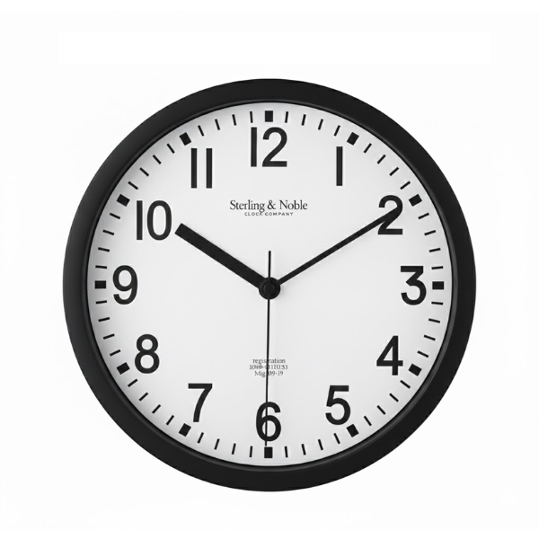 HOMETRENDS WALL CLOCK, 8.8 IN., QUARTZ ACCURACY