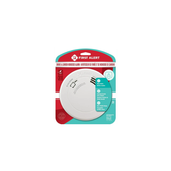 FIRST ALERT PRC700VA BATTERY POWERED SLIM SMOKE & CARBON MONOXIDE DETECTOR WITH VOICE LOCATION