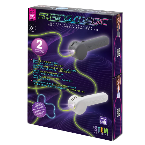 STRING MAGIC INTERACTIVE LED STRING LIGHT- 2 PACK -SU