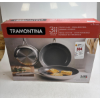 Image 4 : TRAMONTINA 3 PIECE STAINLESS STEEL CERAMIC NON-STICK SKILLET SET -U