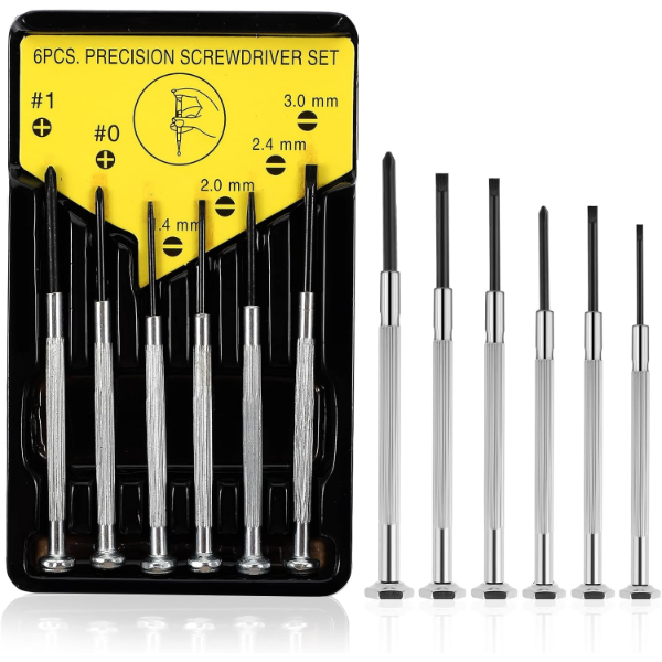 6PCS MINI SCREWDRIVER SET WITH CASE