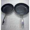 Image 2 : TRAMONTINA STAINLESS STEEL WITH CERAMIC NON-STICK SKILLET SET 2-PIECE -U