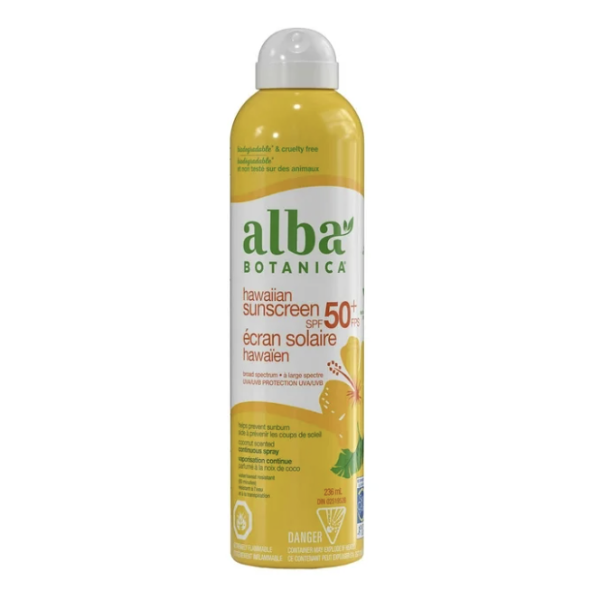 Alba Botanica SPF 50 Hawaiian Coconut Sun Screen 236 mL