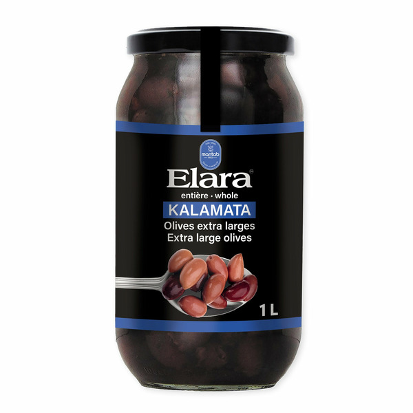 ELARA KALAMATA OLIVES -N BEST BEFORE 3-2017