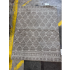 Image 1 : DIAMOND PATTERN WOOL RUG 46X35 -U