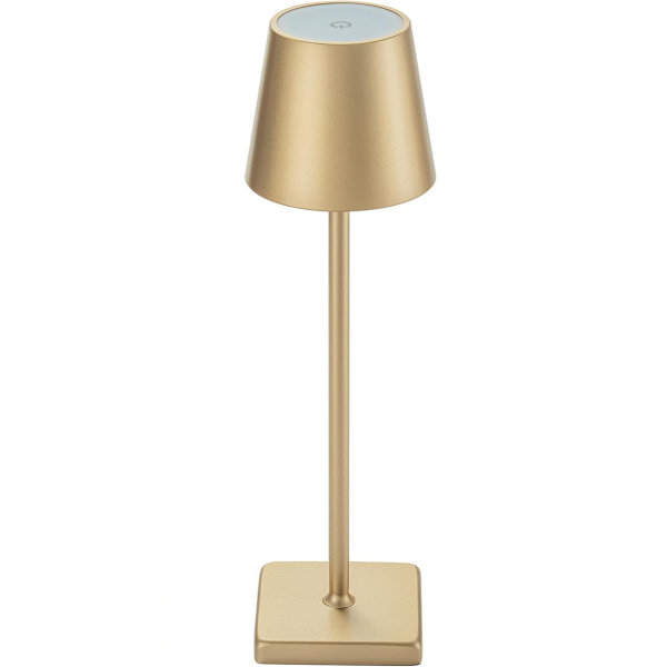 RECHARGEABLE TABLE LAMP (GOLD)