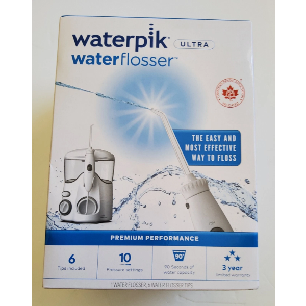 WATERPIK WHITE ULTRA WATER DENTAL FLOSSER 