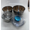 Image 2 : MIU STAINLESS STEEL MIXING BOWLS WITH GRATERS, SET OF 3 -SU