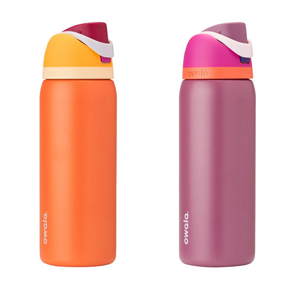 OWALA STAINLESS STEEL WATER BOTTLES YELLOW ORANGE -U