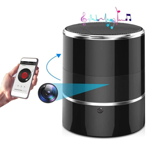 HIDDEN CAMERA WIFI SPY CAMERA NANNY CAM WITH BLUETOOTH SPEAKER (NEW)