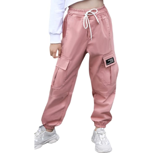 SANGTREE GIRLS & WOMEN'S CARGO JOGGER PANTS
