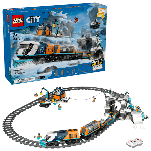 Explorers' Arctic Polar Express Train (SLIGHTLY USED, MISSING PARTS)